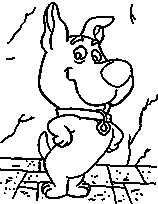 coloriage scrappy doo le neveu de scoubidou